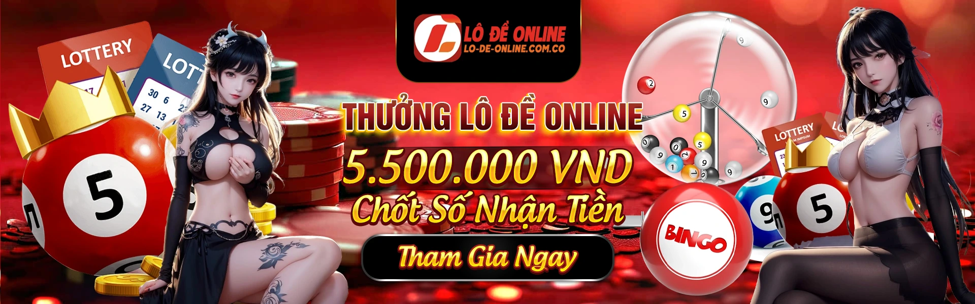 Thưởng lô đề online 5.500.000 VNĐ chốt số nhận tiền